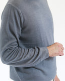 Light Grey Turtleneck 100% Merino Wool