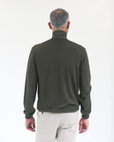 Dark Green Turtleneck 100% Merino Wool