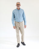 Dark Beige Regular Chino Trousers