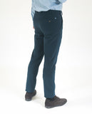 Dark Blue Regular Chino Trousers