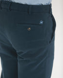 Dark Blue Regular Chino Trousers