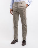 Pantalón Soft Slim en Beige Oscuro