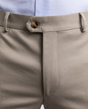 Pantalón Soft Slim en Beige Oscuro