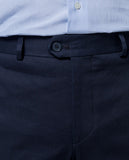 Dark Blue Classic Trousers Soft Slim