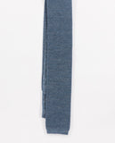 Gravata de Malha 100% Lã em Azul Escuro