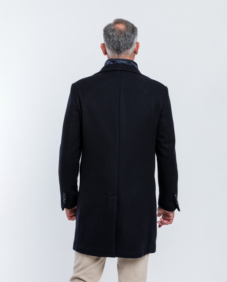 Dark Blue Overcoat