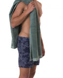 Dry Green Beach Towel 100% Cotton