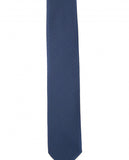 Corbata 100% Seda en Azul Oscuro