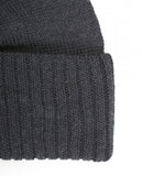 Gorro 100% Lã em Cinzento Escuro