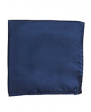 Lenço de Bolso 100% Seda em Azul Escuro