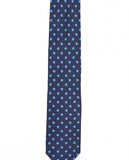Corbata 100% Seda en Azul Oscuro