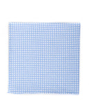 Lenço de Bolso 100% Linho em Azul Claro