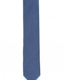 Corbata 100% Seda en Azul Oscuro