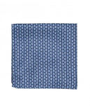 Dark Blue Pocket Squares 100% Silk